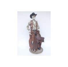 Location statue cowboy squelette