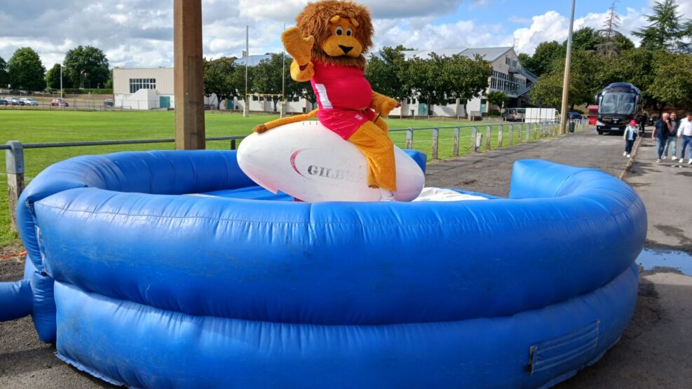 Location ballon rugby mecanique