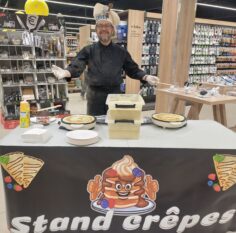 Location et animation stand crêpes