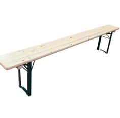 Location banc en bois